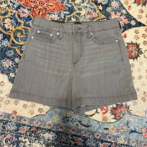 239 NWT Banana Republic Minimalist Gray Jean Shorts 6 28